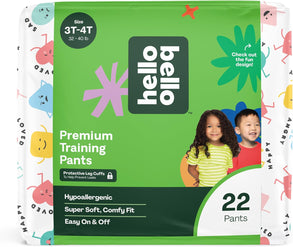 Hello Bello training pants package, size 3T-4T.