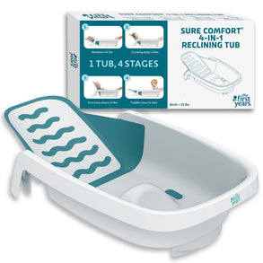 Sure Comfort 4-in-1 Reclining Newborn to Toddler Baby Bathtub